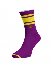 Meia Stripes ZMZ - preto e branco