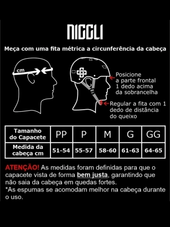 Kit espuma atoalhada para capacete Niggli Pads Iron Pro
