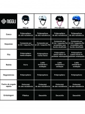 Capacete Niggli Iron Pro roxo fosco