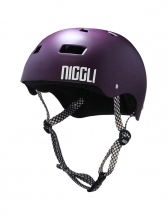 Capacete Niggli Iron Pro roxo fosco